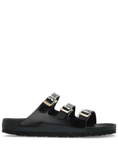 Sandali slides con fibbia BIRKENSTOCK | 1029385SHINE BLACK